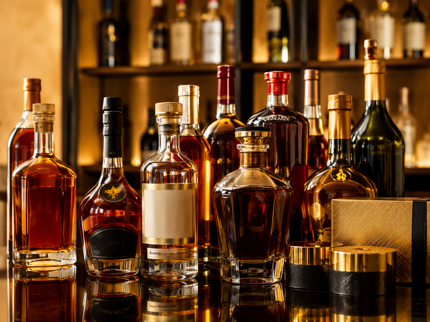 Bonded store bottles